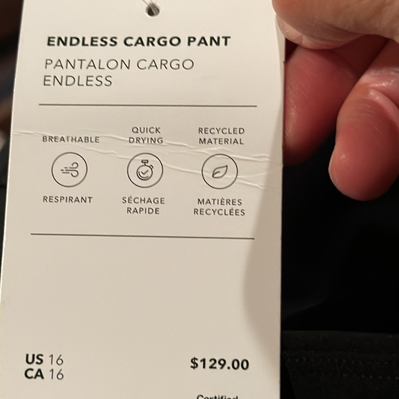 Athleta NWOT Endless Cargo Pant - Picture 9 of 16